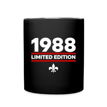 1988 Édition limitée - Mug uni - noir - Devant