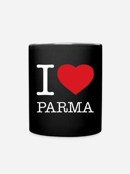 I LOVE PARMA - Tasse einfarbig - Schwarz