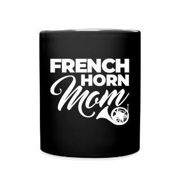 French Horn Mother - Full Colour Mug - black - Front