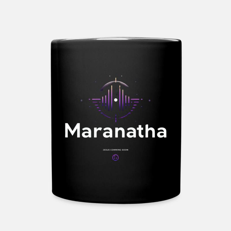 Maranatha Lobpreis Welle - Tasse einfarbig - Schwarz