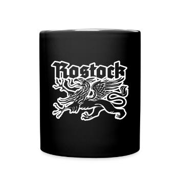 Rostock - Tasse einfarbig - Schwarz - Vorne
