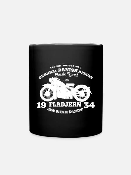 Danish Motorcycle 1934 Nimbus - Full Colour Mug - black