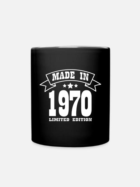 Vintage Vibes made in 1970 - Mug uni - noir