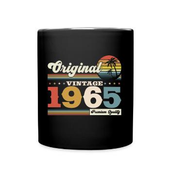 Original 1965 Vintage 1965 Birthday 1965 - Full Colour Mug - black - Front