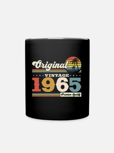 Original 1965 Jahrgang 1965 Geburtstag 1965 - Tasse einfarbig - Schwarz