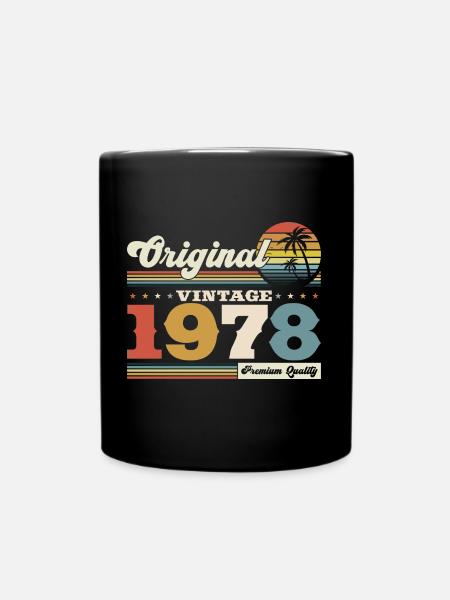Original 1978 Millésime 1978 45ème anniversaire 1978 - Mug uni - noir