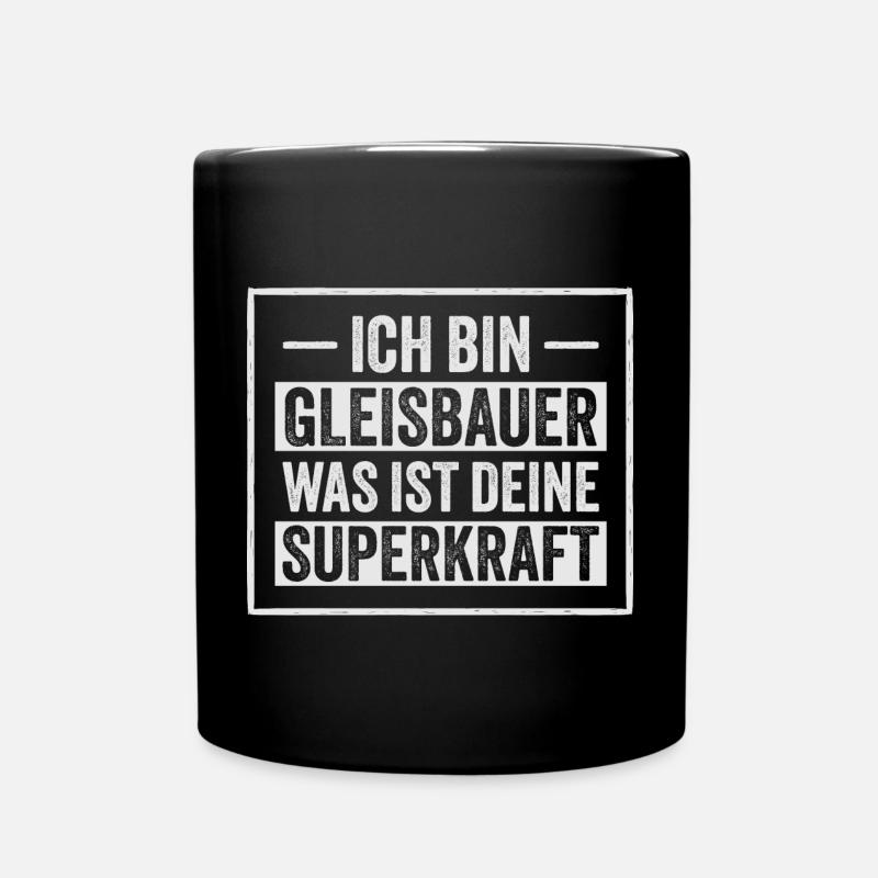 Je suis Geisbauer Votre superpouvoir - Mug uni - noir