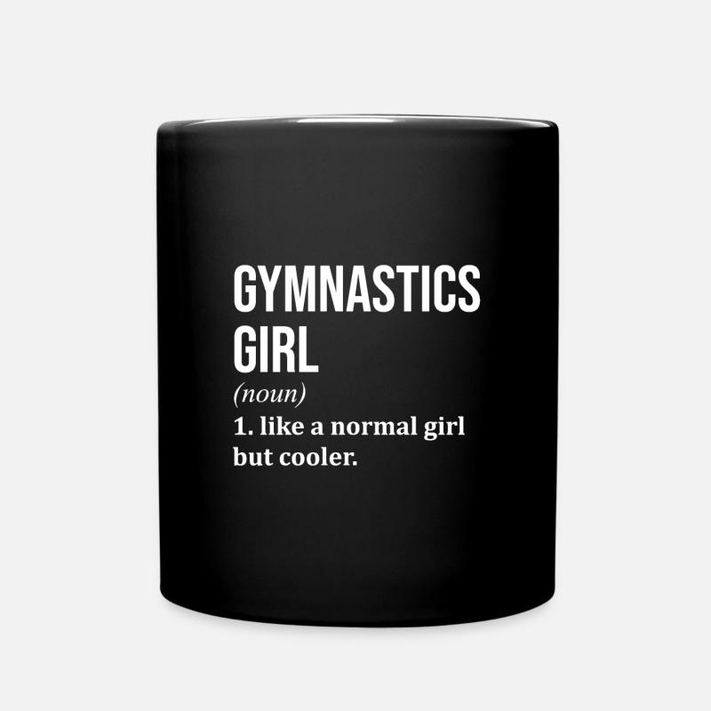 ginnastica - Tazza monocolore - nero