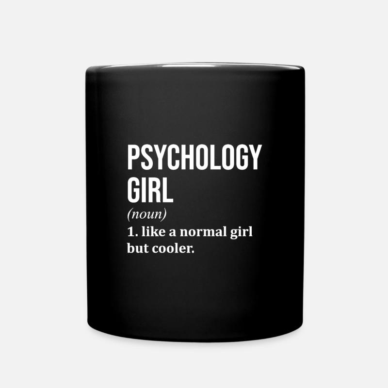 psychologie - Mug uni - noir