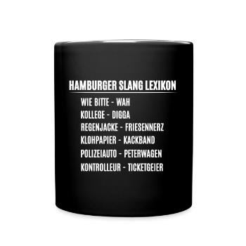 Hamburg Encyclopedia - Full Colour Mug - black - Front