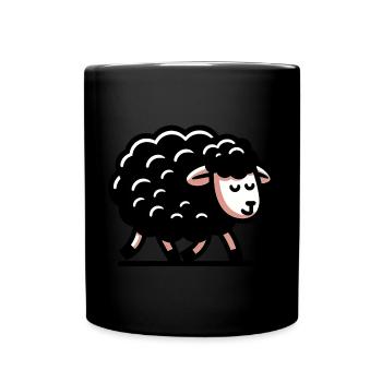 Black Sheep - Full Colour Mug - black - Front