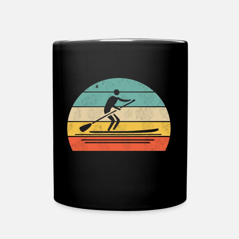 Stand-Up-Paddling - Tasse einfarbig - Schwarz