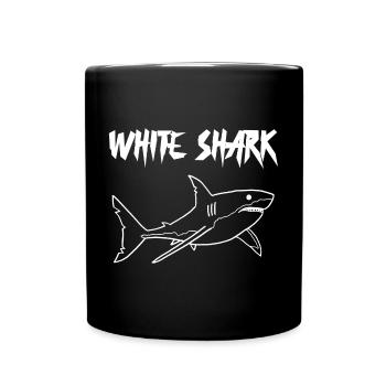 White Shark - Full Colour Mug - black - Front