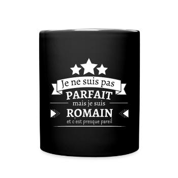 Romain - Presque parfait - Mug uni - noir - Devant