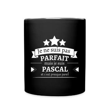 Pascal - Presque parfait - Mug uni - noir - Devant