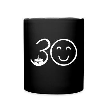 30th Birthday - Full Colour Mug - black - Front
