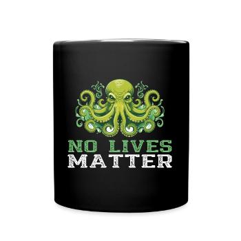 Cthulhu Lord and Savior Monster Horror T-Shirt - Tasse einfarbig - Schwarz - Vorne