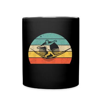 Slacklining Balance - Full Colour Mug - black - Front