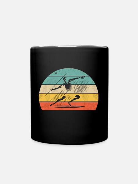 Lanceurs de javelot dans le lancer de javelot - Mug uni - noir