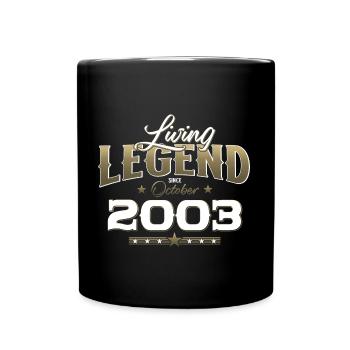 21e anniversaire Original Legend 2003 03 octobre - Mug uni - noir - Devant