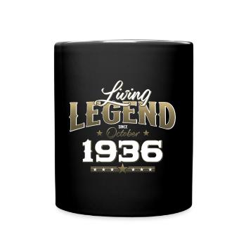 88th Birthday Legend October 1936 Volume 36 - Full Colour Mug - black - Front