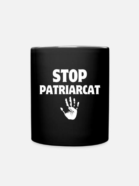 stop patriarcat, droit des femmes - Mug uni - noir