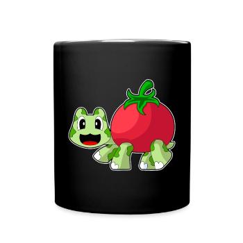 Tomate tortue - Mug uni - noir - Devant