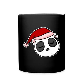 Panda Noël Noël Avent - Mug uni - noir - Devant