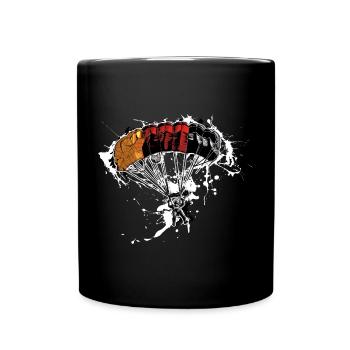 Parachutist - Full Colour Mug - black - Front