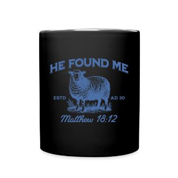 Il a quitté les années 99 pour me trouver Jésus chrétien - Mug uni - noir - Devant