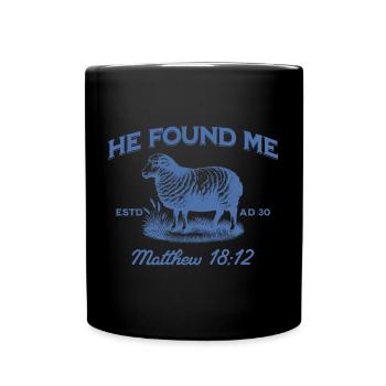 Il a quitté les années 99 pour me trouver Jésus chrétien - Mug uni - noir - Devant