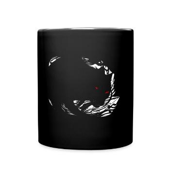 Black scary and demonic witch cats - Full Colour Mug - black - Front