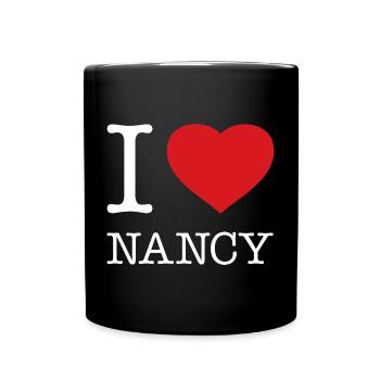 I LOVE NANCY - Tasse einfarbig - Schwarz - Vorne