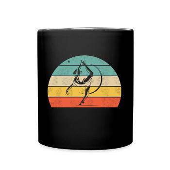 L’amour de la gymnastique - Mug uni - noir - Devant