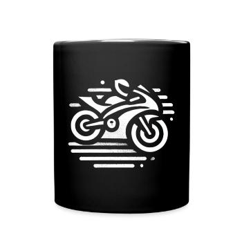 motorcycle - Mug uni - noir - Devant