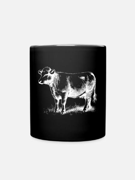 Vache - Mug uni - noir