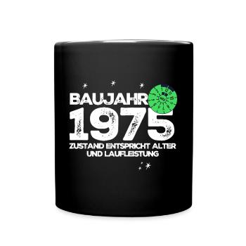 Year of construction 1975 - Full Colour Mug - black - Front