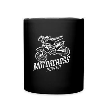 Motorcross - Full Colour Mug - black - Front