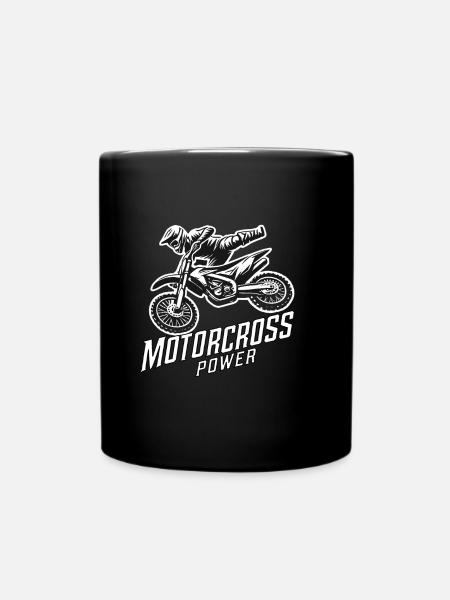 Motorcross - Full Colour Mug - black