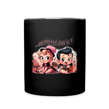 Roméo et Juliette - Mug uni - noir - Devant