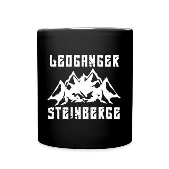 Leoganger Steinberge Wandern Leogang Österreich - Tasse einfarbig - Schwarz - Vorne