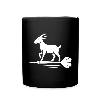 Bock auf Dart - Mug uni - noir - Devant