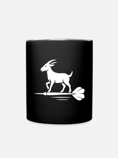 Bock auf Dart - Full Colour Mug - black