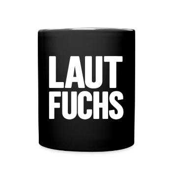 LAUTFUCHS - Tasse einfarbig - Schwarz - Vorne