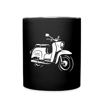 Two-stroke legend - Full Colour Mug - black - Front