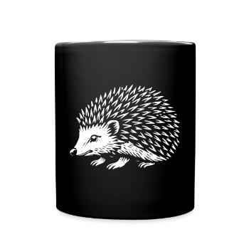 Des bonbons piquants sur la route - Mug uni - noir - Devant