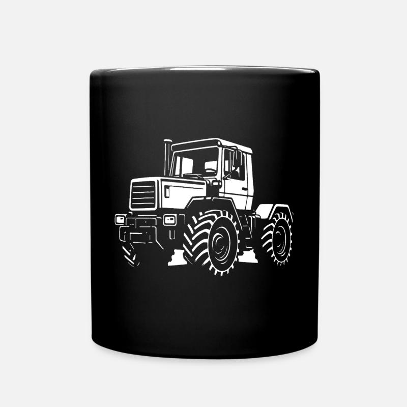 Kraftprotz auf Rädern - Tasse einfarbig - Schwarz