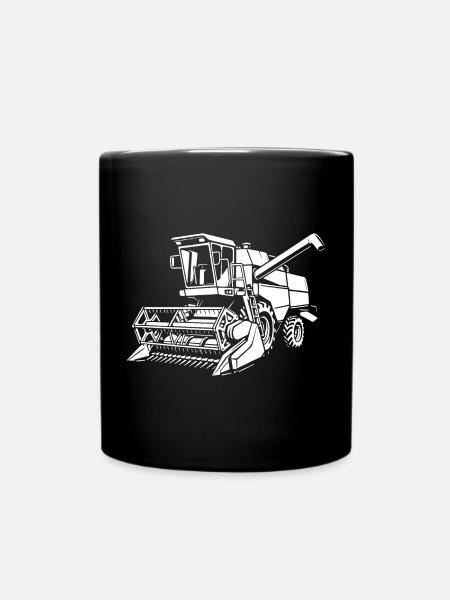 Kornkraft pur - Tasse einfarbig - Schwarz