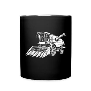 Corn Harvester - Full Colour Mug - black - Front