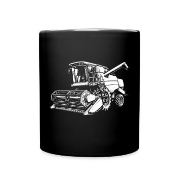 Kornkraft pur - Tasse einfarbig - Schwarz - Vorne